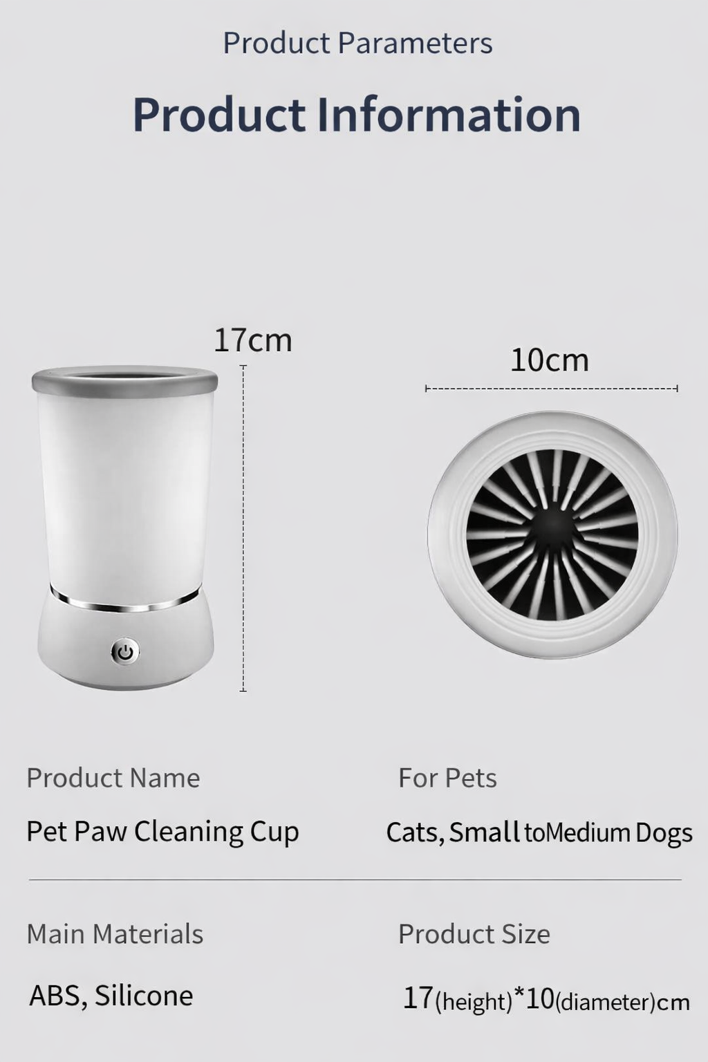 Paw Power wash cup